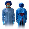 Keystone Adjustable Cap Co Keystone Isolation Gown, Level 3, Pack Of 100 ISO-PE-HD